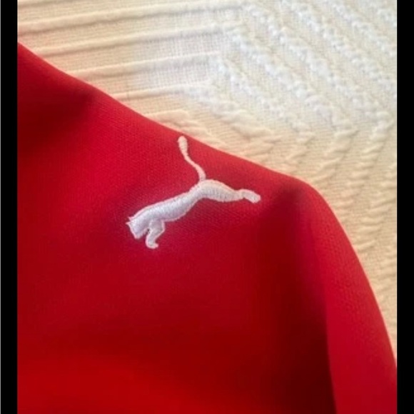 Puma Red Fleece Hoodie Sweatshirt Girl’s XL - Picture 9 of 11